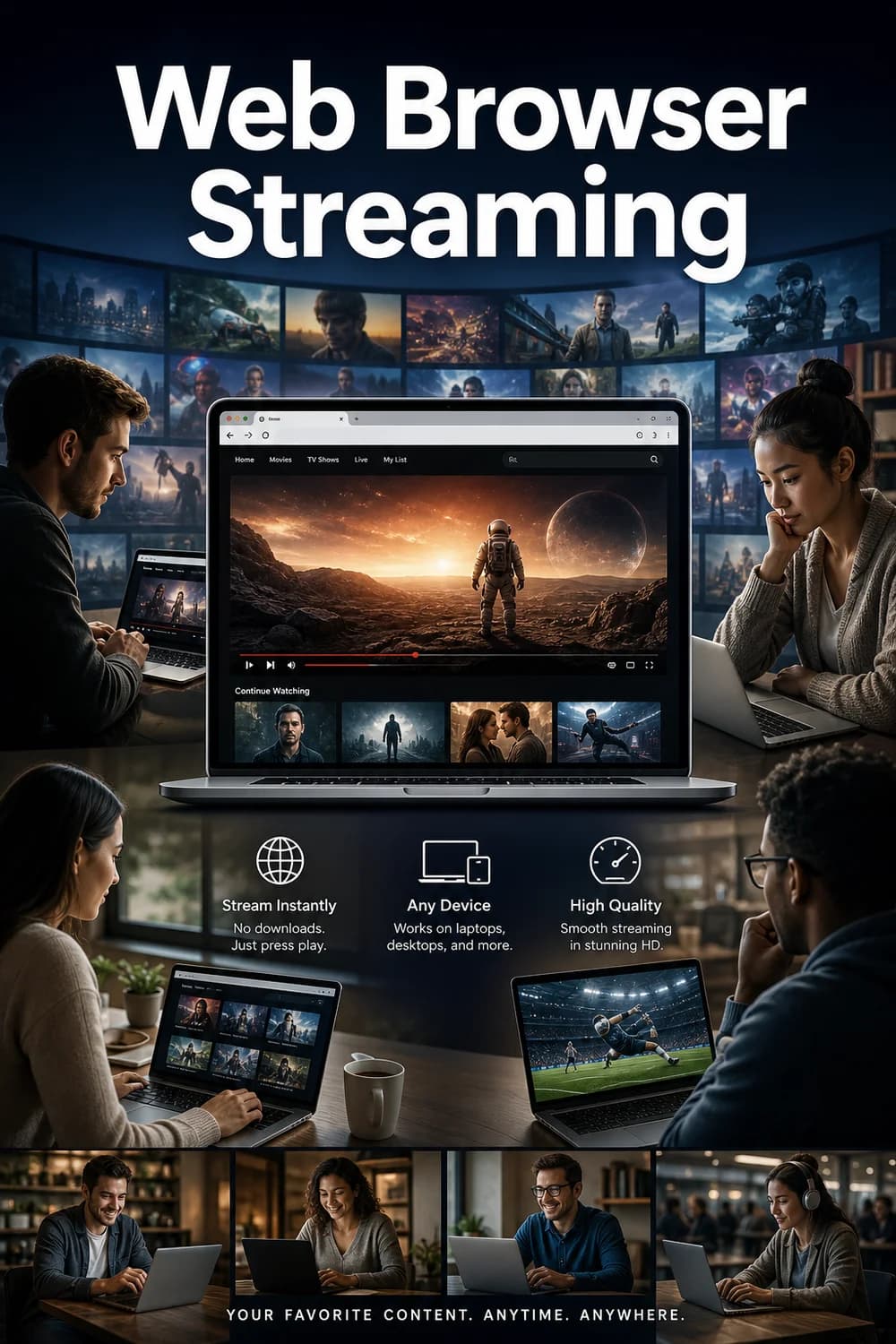Web Browser Streaming